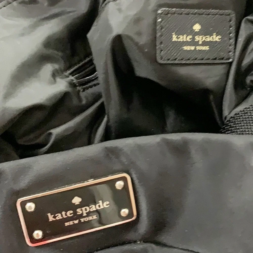 Kate Spade Black Nylon Crossbody Tote